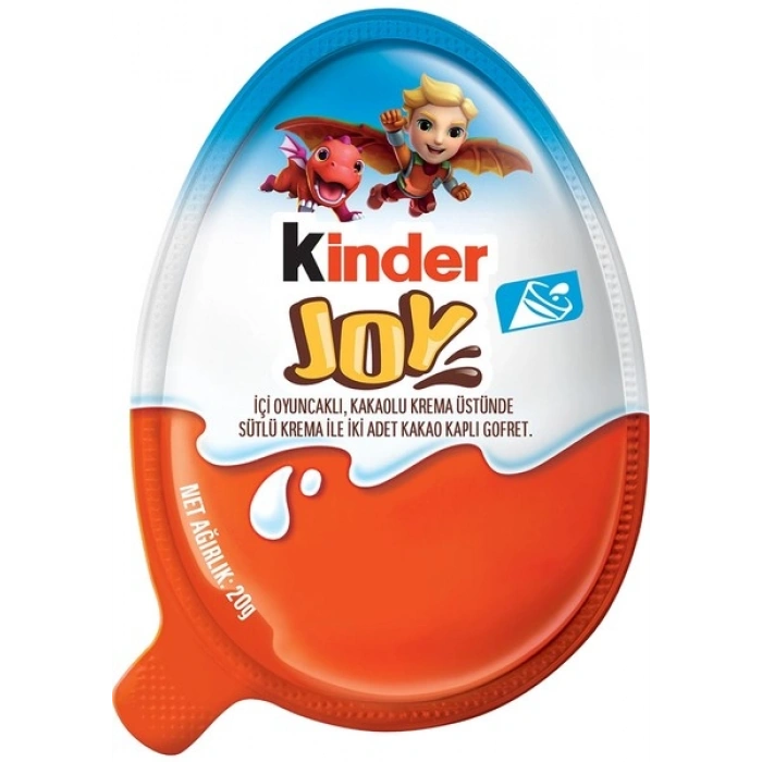 Kinder Joy Yumurta Çikolata Erkekler 20 Gr 3lü