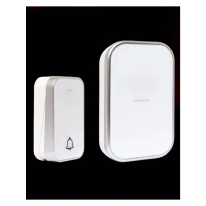 Kinetik Enerjili Kablosuz Kapı Zili, 150 m Mesafe