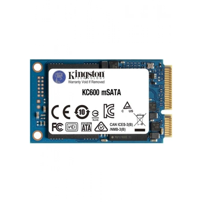 Kingston 256GB KC600 550-500MB-S Msata SSD SKC600MS-256G Harddisk