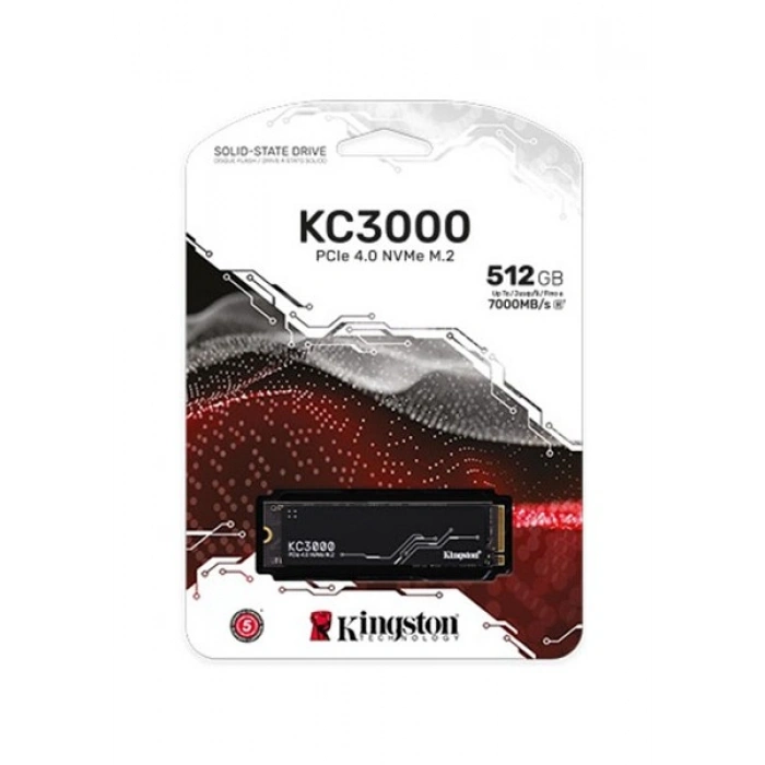 Kingston 4TB KC3000 7000MB-7000MB-S PCIe 4.0 NVMe M.2 SSD Disk SKC3000D-4096G