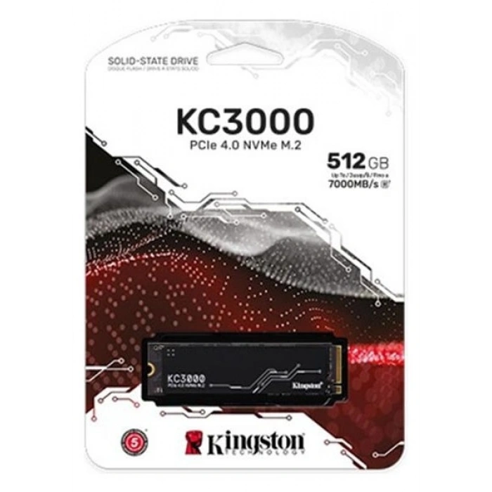 Kingston 4TB KC3000 7000MB-7000MB-S PCIe 4.0 NVMe M.2 SSD Disk SKC3000D-4096G