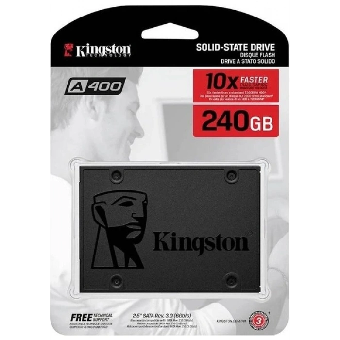 Kingston A400 240GB 2.5 SATA SSD (500-350MB/s)