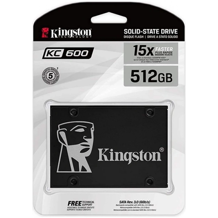 Kingston Kc600 512GB 550MB-520MB SATA3 SSD