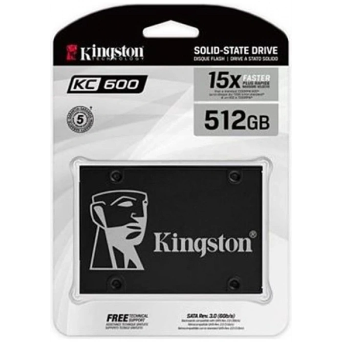 Kingston Kc600 512GB 550MB-520MB SATA3 SSD