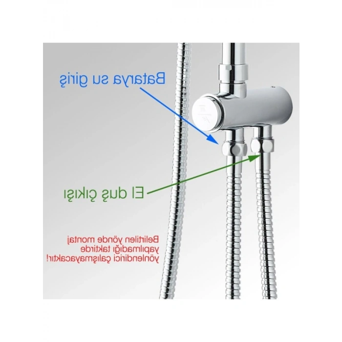 Kireç Kırıcı Özellikli Tepe Duş Seti