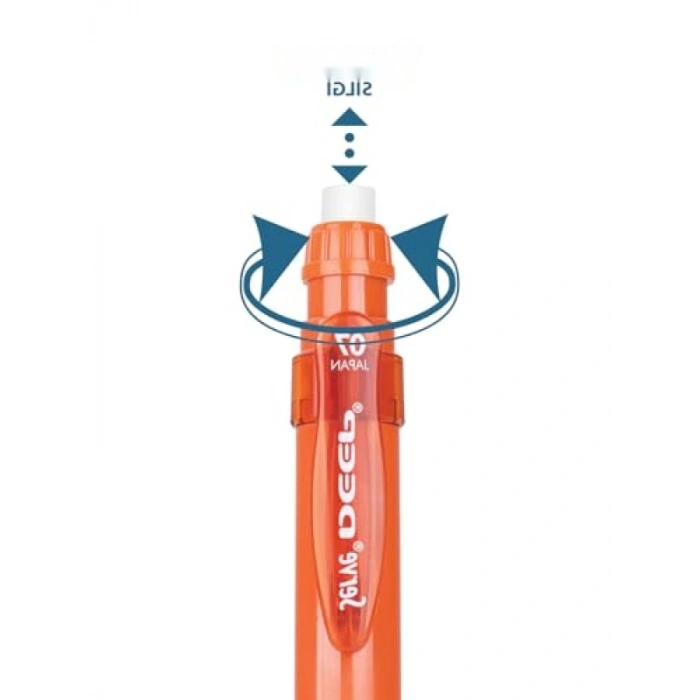 Kiremit Renk 0,7 mm Mekanik Kurşun Kalem - Ergonomik Grip