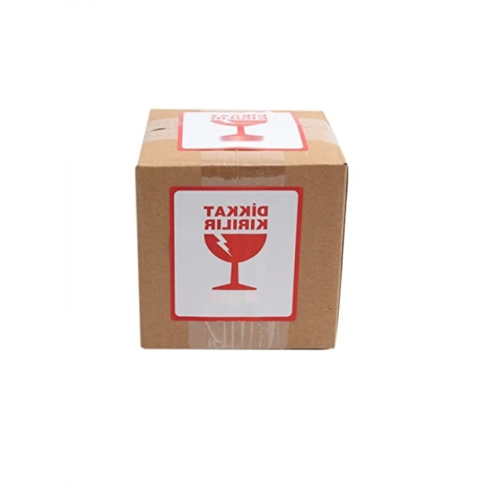 Kırılır Uyarı Etiketi - 70mm x 80mm, 250 Adet