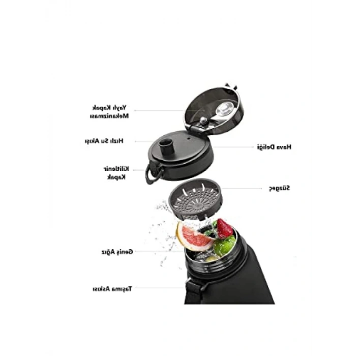 Kırılmaz Kapaklı Tritan Matara, 650 ml