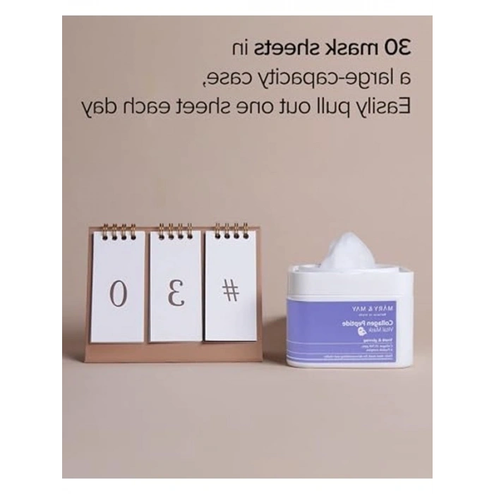 Kırışıklık karşıtı maske, kolajen peptit içerir, 400 gr