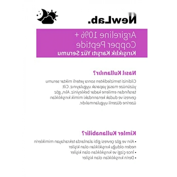 Kırışıklık Karşıtı Serum, %10 Argireline ve Bakır Peptid