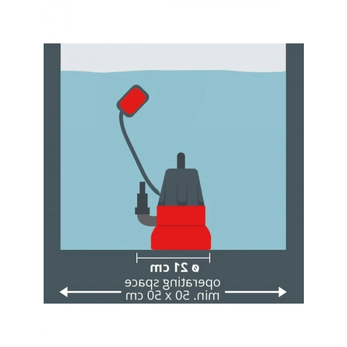 Kirli Su Dalgıç Pompa - 330 Watt Güç ve 9500 Litre Pompa Kapasitesi