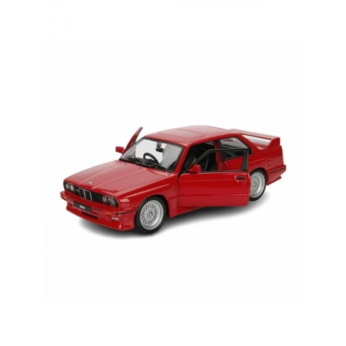 Kırmızı 1:24 Ölçekli BMW M3 Model Araba, Koleksiyonluk