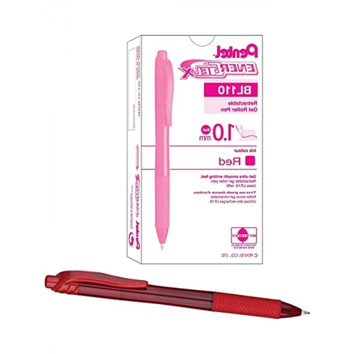Kırmızı 1.0 mm Mekanizmalı Likit Roller Kalem, Yüksek Kalite ile