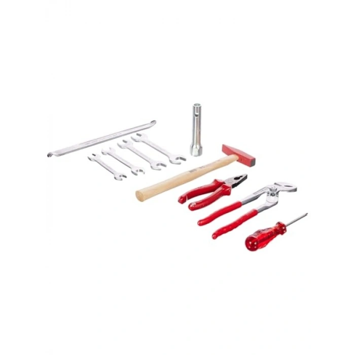 Kırmızı 13 Parça Genel Kullanım Hobi Seti