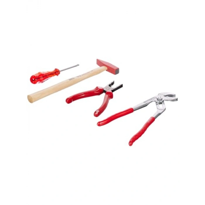 Kırmızı 13 Parça Genel Kullanım Hobi Seti