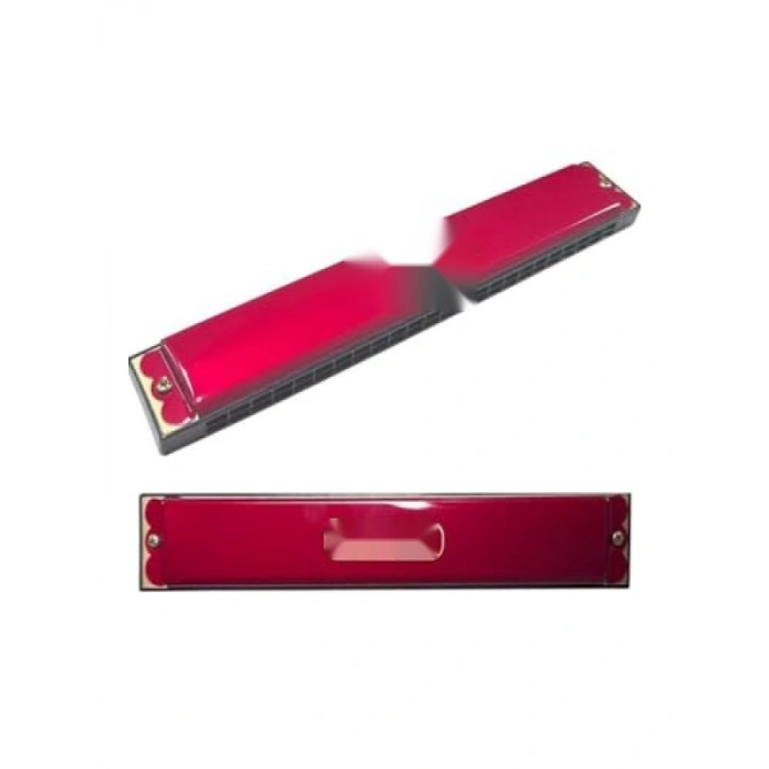 Kırmızı 24 Delikli Profesyonel Mızıka