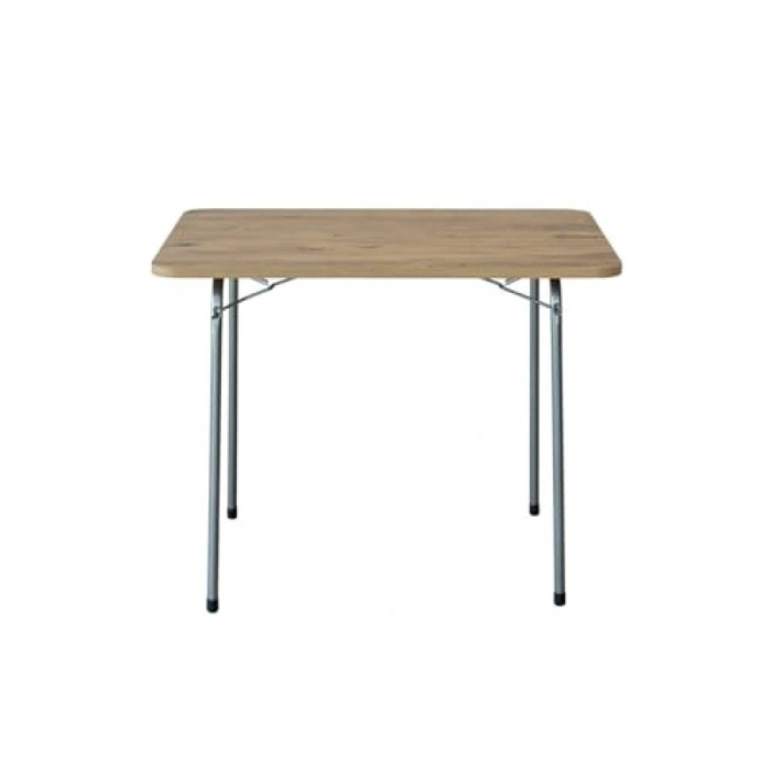 Kırmızı 60x80 Çam Katlanır Masa ve 3 Adet Sandalye Kamp Seti