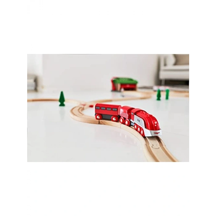 Kırmızı Buharlı Tren Oyuncağı