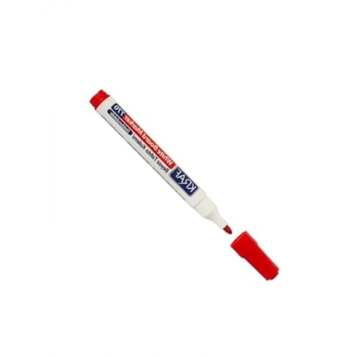 Kırmızı Doldurulabilir Beyaz Tahta Kalemi, 12li Paket