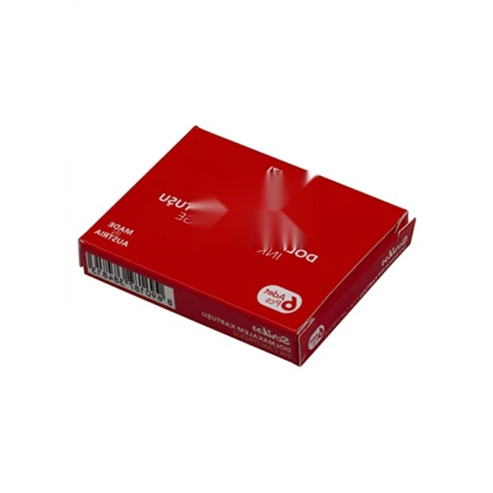 Kırmızı Dolma Kalem Kartuşu Seti - 6 Adet