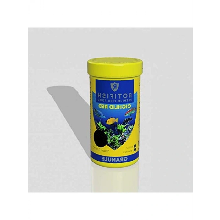 Kırmızı Granül Çiklet Yemi, 250 ml, 1mm Boyutunda
