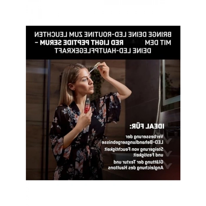 Kırmızı Işık Peptit Serumu, Hyaluronik Asit İçerir
