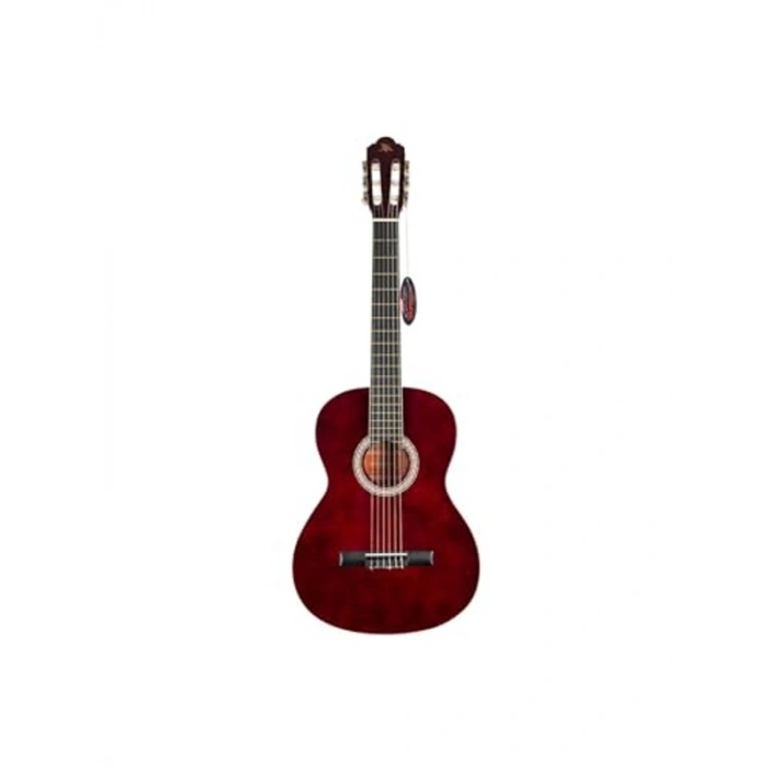 Kırmızı Klasik Gitar, Transparan Renk, Şık Tasarım