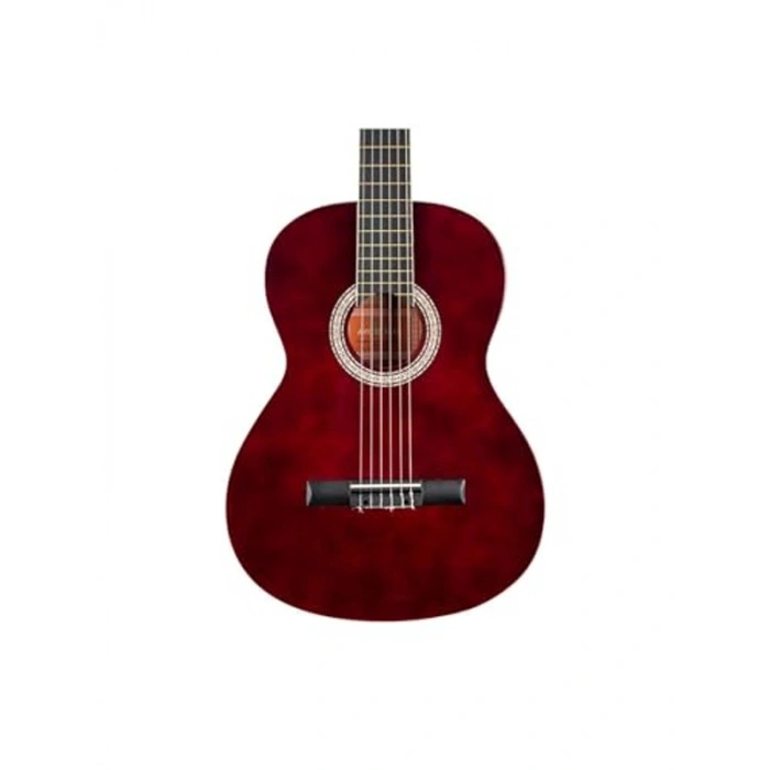 Kırmızı Klasik Gitar, Transparan Renk, Şık Tasarım