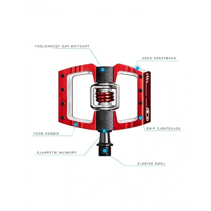 Kırmızı Mallet DH Pedal, 2018 Model, Yüksek Performans