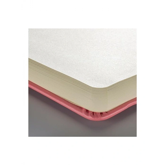 Kırmızı Mercan Renkli 80 Yapraklı Eskiz Defteri - 12x12 cm