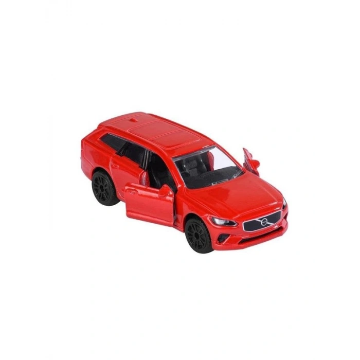 Kırmızı Metal Diecast Volvo 240 Gl Estate Modeli
