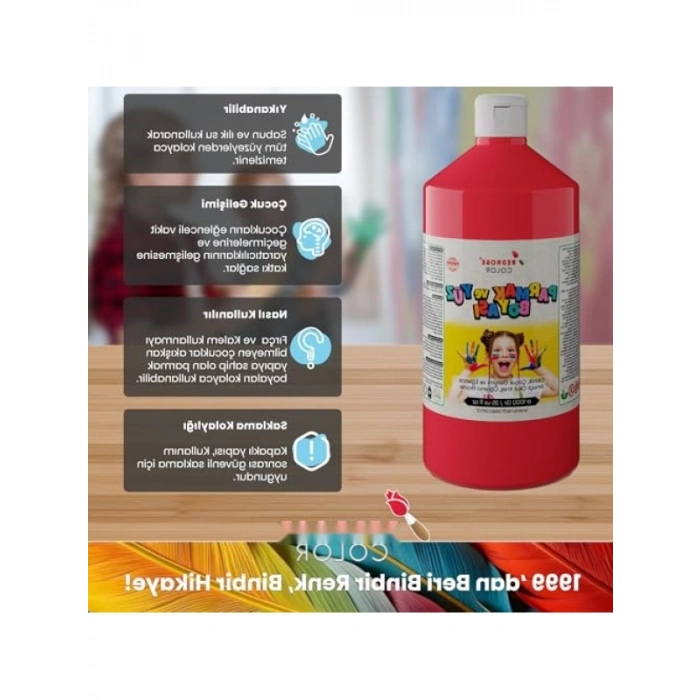 Kırmızı Parmak Boyası, 1000 gr
