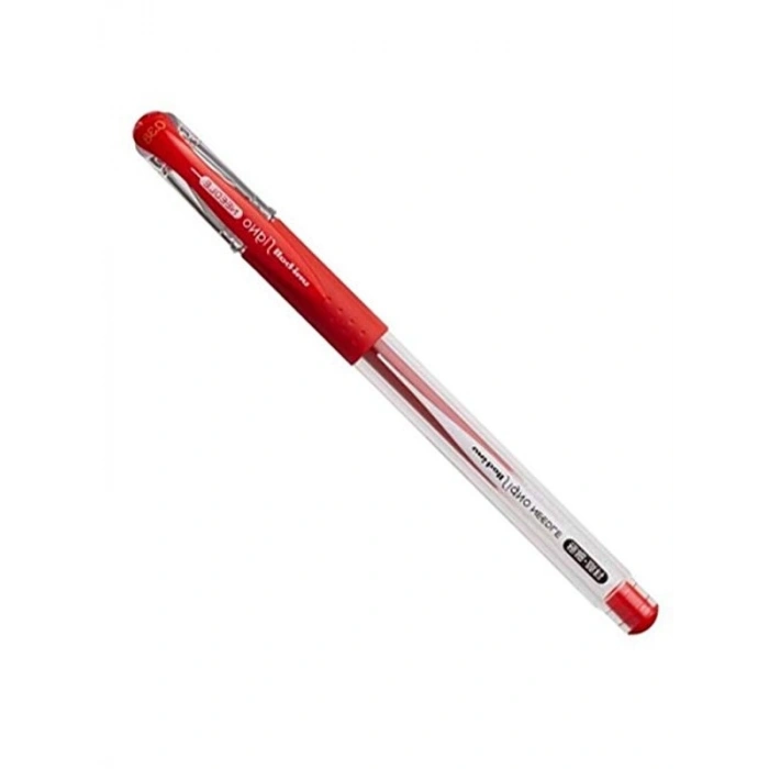 Kırmızı Renk İle 0.38 mm İğne Uçlu Jel Kalem
