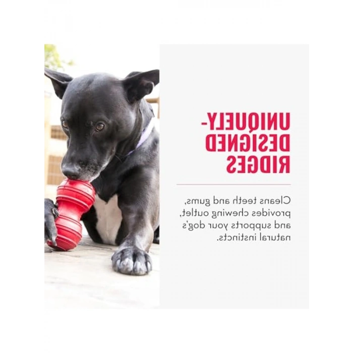 Kırmızı Renkli Çift Ekstra Çiğneme Oyuncak, Diş Bakımı için