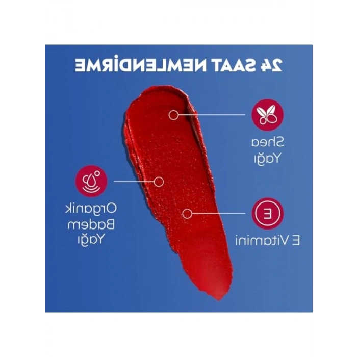Kırmızı Renkli Dudak Bakım Kremi - 4,8 gr