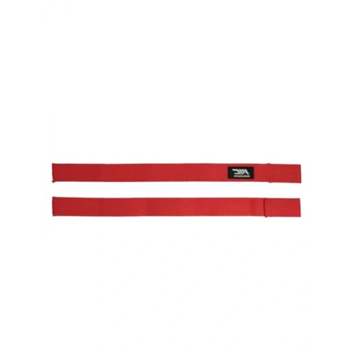 Kırmızı Renkli Lifting Strap, Ağırlık Antrenmanları İçin