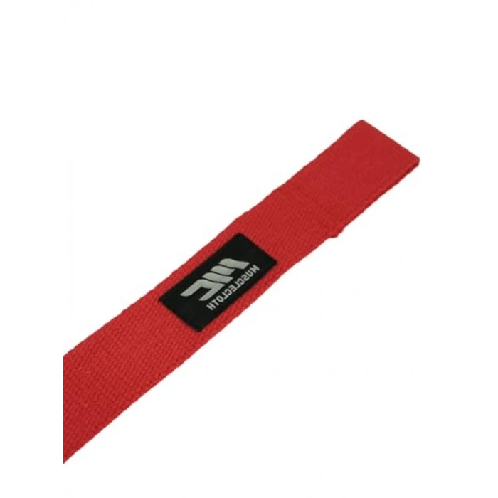 Kırmızı Renkli Lifting Strap, Ağırlık Antrenmanları İçin