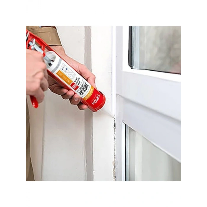 Kırmızı Renkli Silikon Tabancası, Kolay Kullanım ve Dayanıklı Malzeme