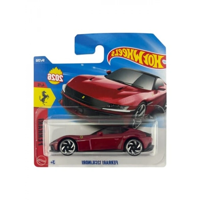 Kırmızı Süper Spor Araba Modeli: 1:64 Ölçek