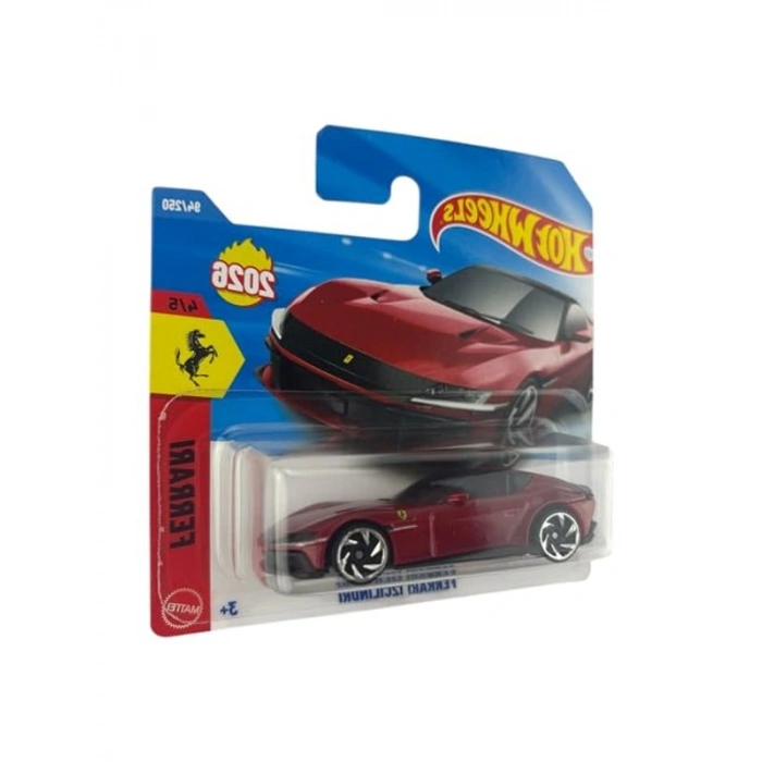 Kırmızı Süper Spor Araba Modeli: 1:64 Ölçek