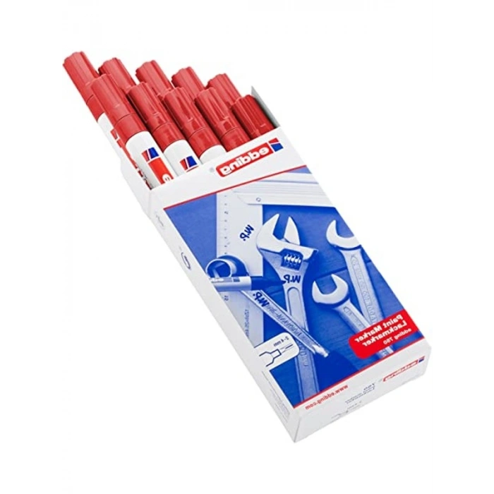 Kırmızı Tam Örtücü Boya Kalemi, Kaliteli Yazım