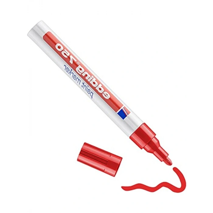 Kırmızı Tam Örtücü Boya Kalemi, Kaliteli Yazım