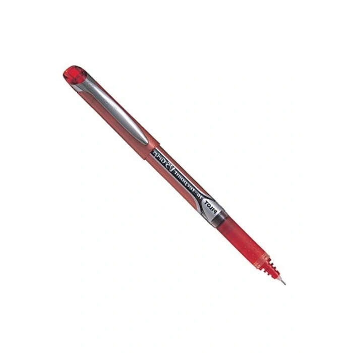 Kırmızı V5 Grip Kalem, Konforlu Yazım İçin