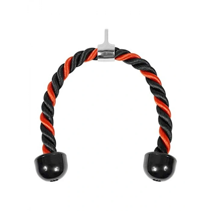 Kırmızı ve Siyah Renkli Dayanıklı Triceps Halatı