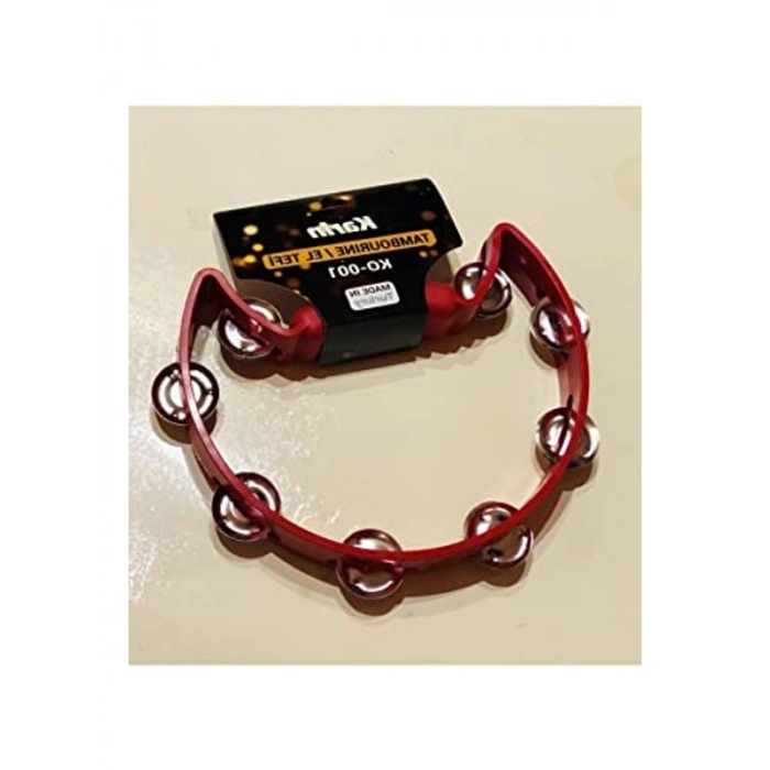 Kırmızı Zilli Tef - Yarım Ay Şeklinde