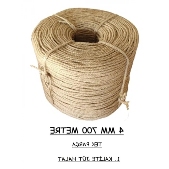 Kırnap İpi, 4 mm, El İşi ve Süsleme için Uygun
