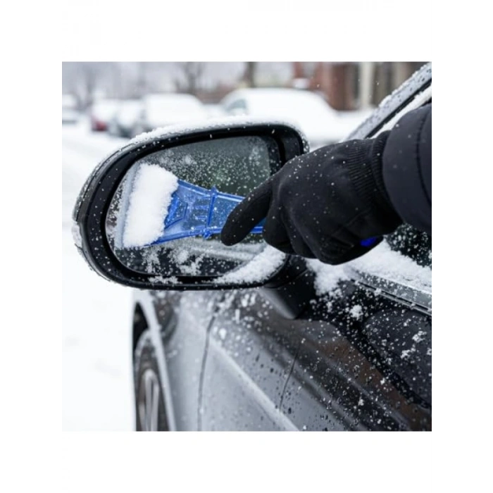 Kış İçin Mini Araba Buz Kazıyıcı - Çok Amaçlı