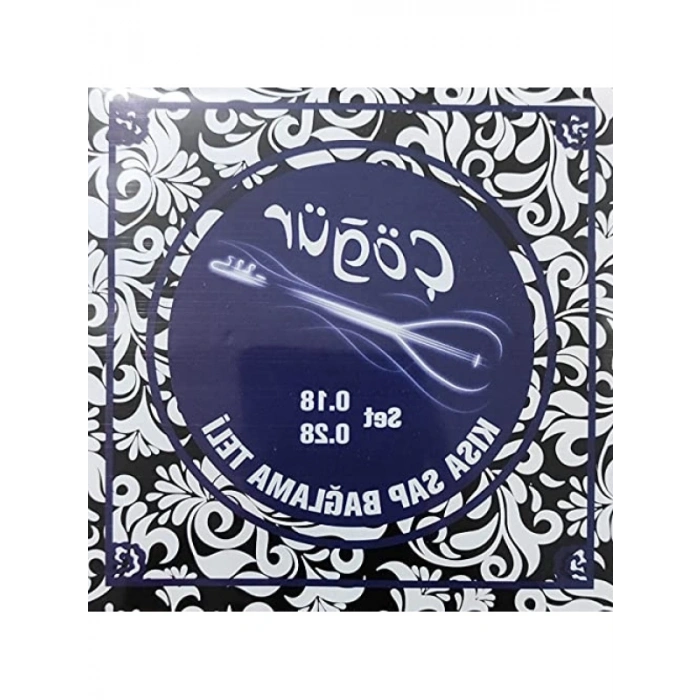 Kısa Sap Saz Teli Takım Seti - Paslanmaz Çelik ve İpek