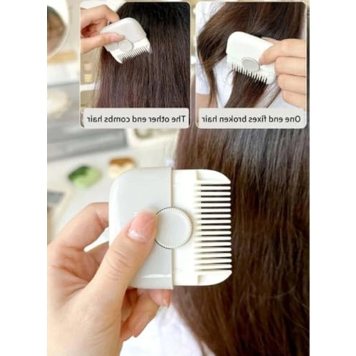 Kısaltma Tarağı ile Saç Kırıklarını Kolayca Alın