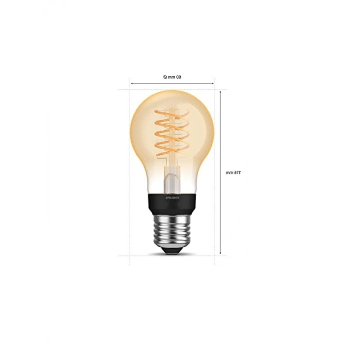 Kısılabilir Filament A60 E27 Ampul - Sıcak Beyaz Işık